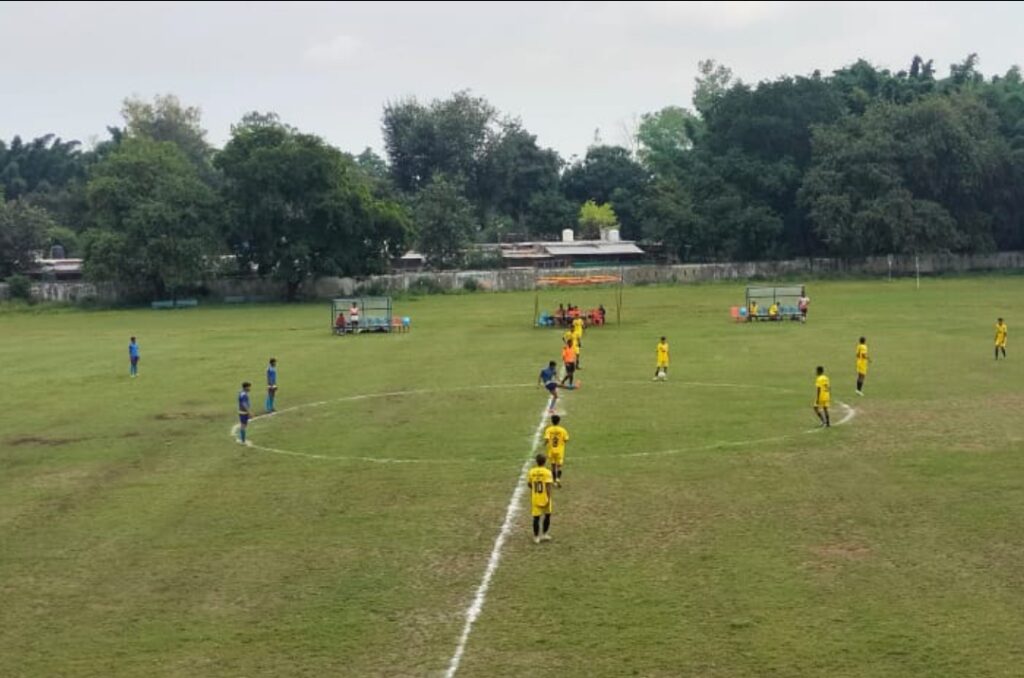 राज्य स्तरीय फुटबाल प्रतियोगिता में सीहोर ने एक तरफा मुकाबले में सागर को 2-0 से हराया